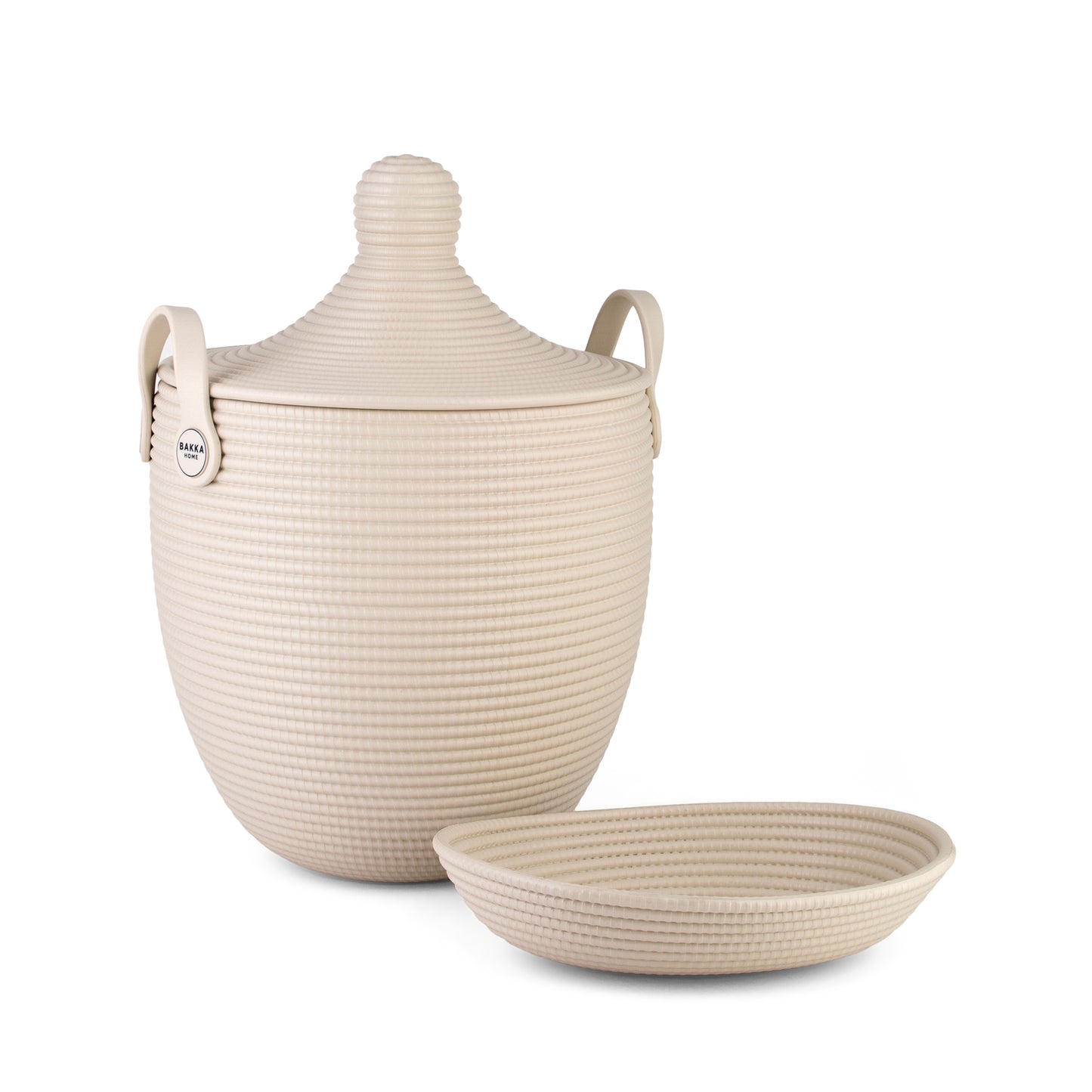 BAKKA Basket with Lid - SAND