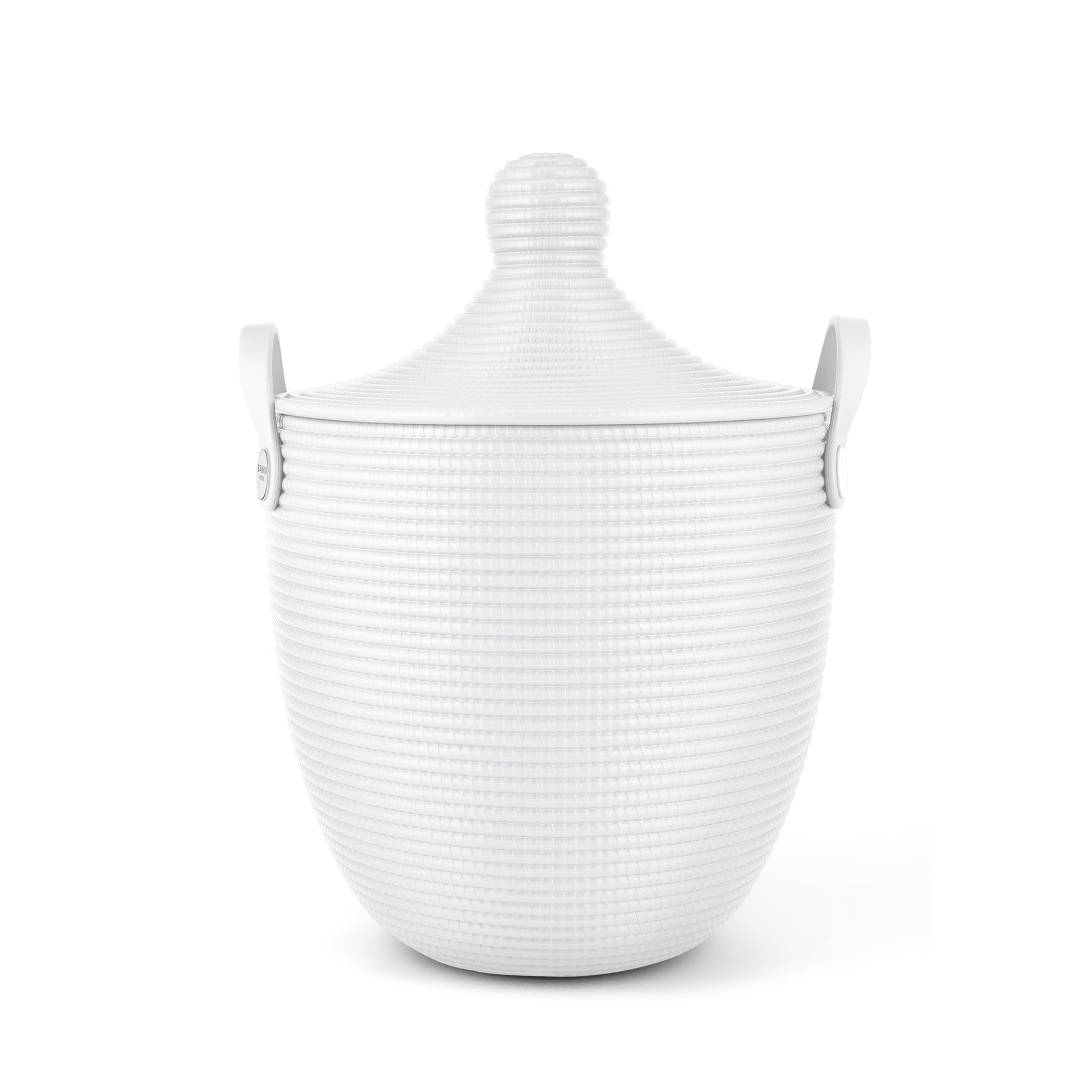 BAKKA Basket with Lid | Arctic White - BAKKA HOME